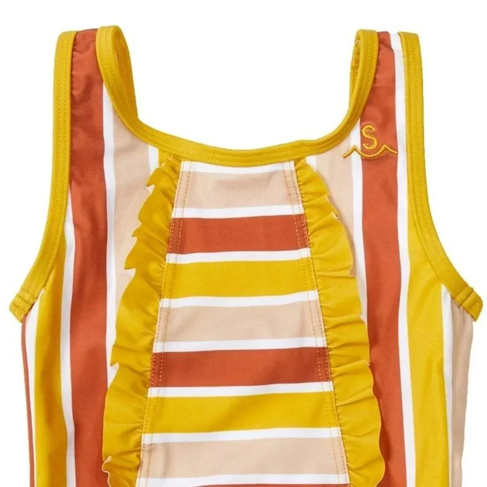 Girl's Seaesta Surf Deep Sea Tangle Swimsuit, size 5/6